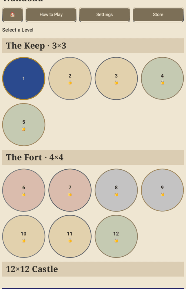 Walldoku screenshot